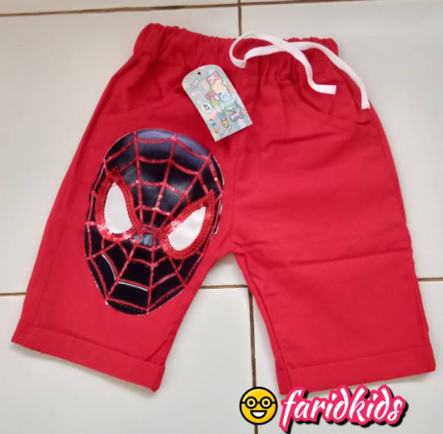 (COD)HOTPANTS SUPER HERO LED(2-5 thn)