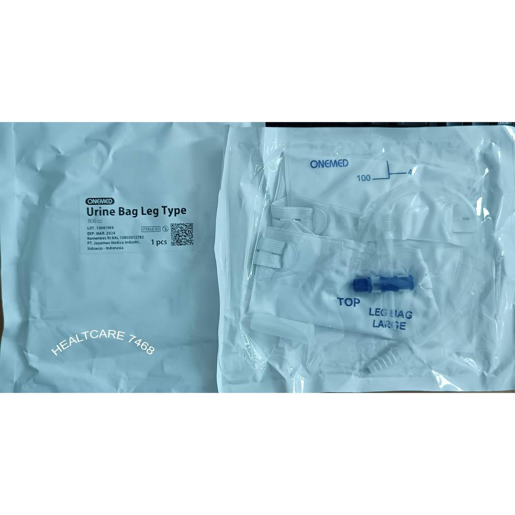 Urine Bag LEG TYPE 800ml Kantong Kencing Urin Bag Onemed