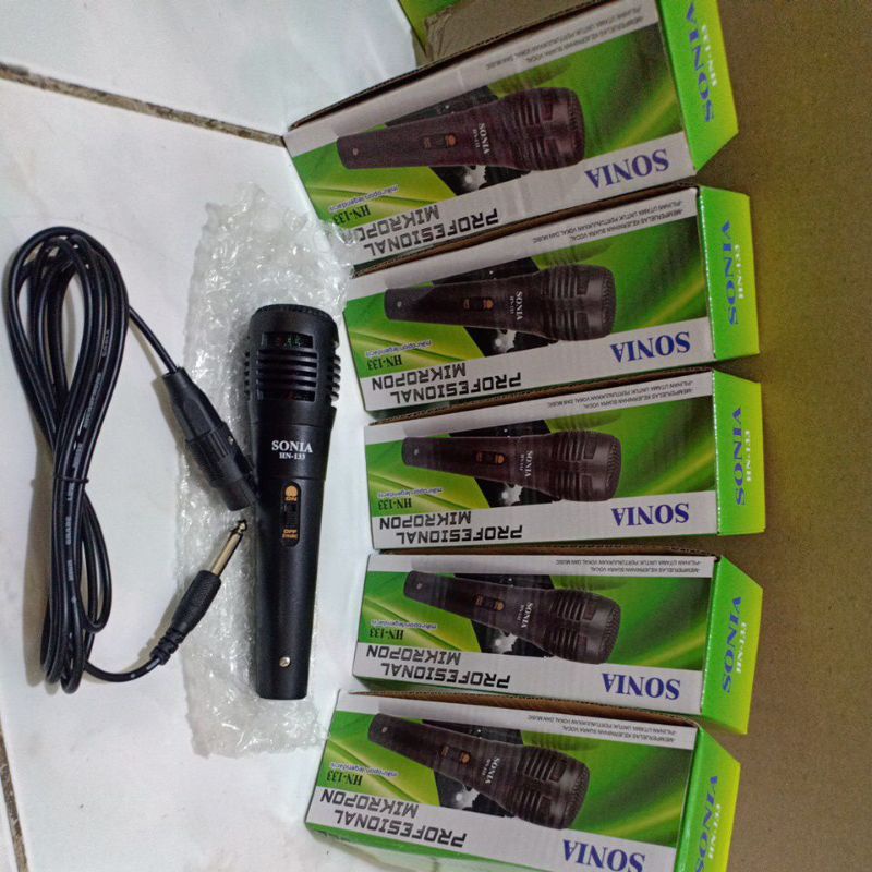 MIC MICROFON SONIA PROFESIONAL VOCAL MICROFON mirip homic hm138