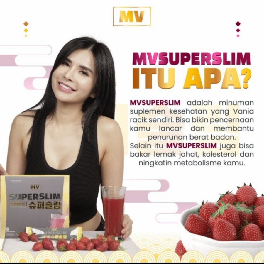 (BISA COD) MV Super Slim Sachetan Eceran Maria Vania Superslim MVSuperslim BPOM