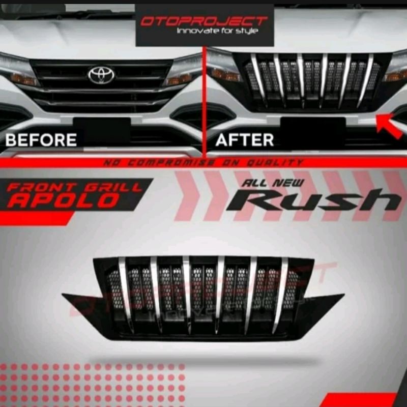 grill rush 2018-2020 apollo plastik