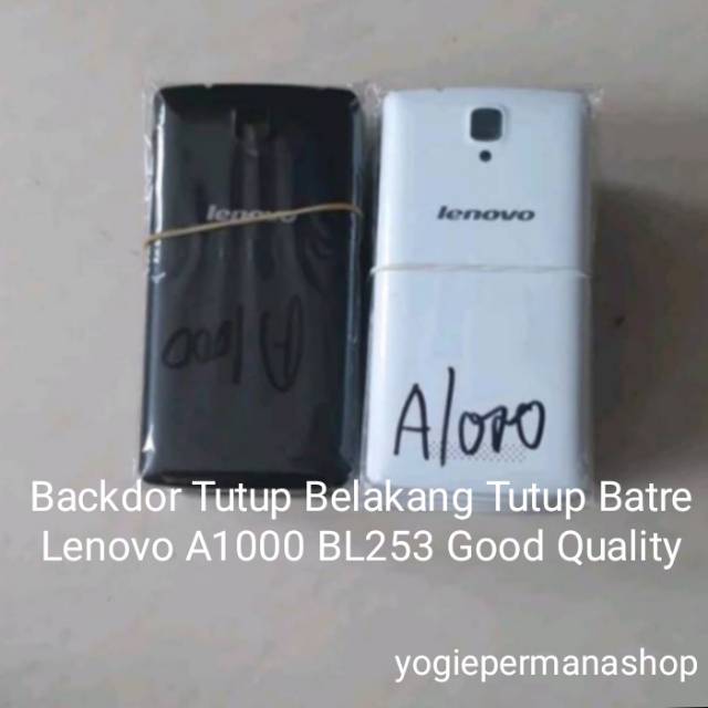 BACKDOR TUTUP BELAKANG TUTUP BATRE HP LENOVO A1000 A 1000 BL253 BL 253