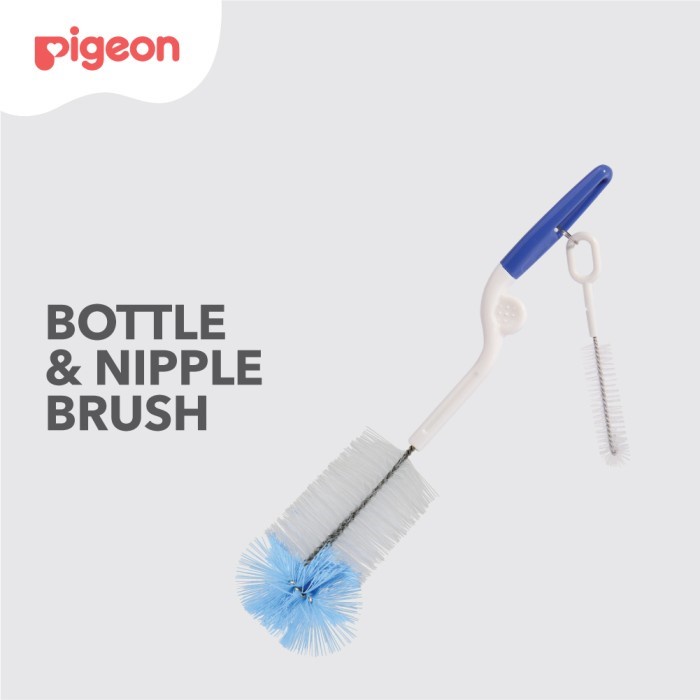 PIGEON Bottle and Nipple Brush | Sikat Pembersih Botol &amp; Dot