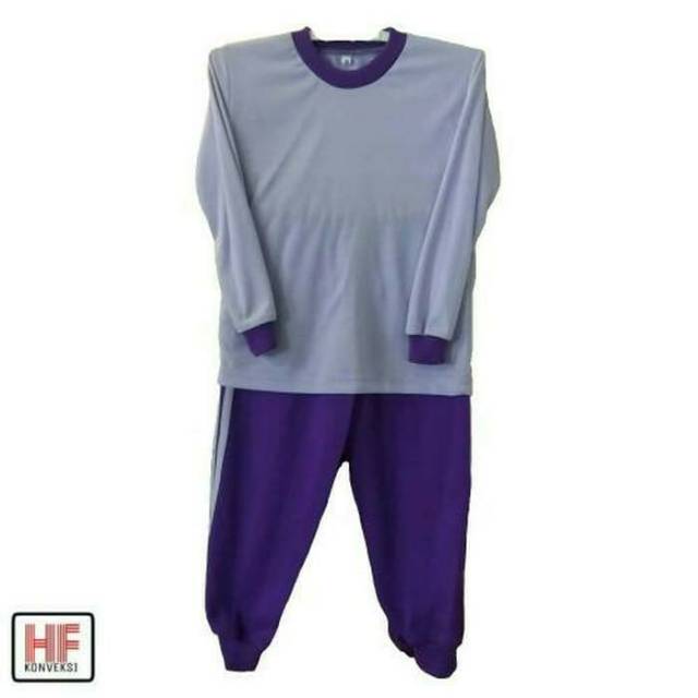 Seragam olahraga untuk TK Paud Warna Ungu