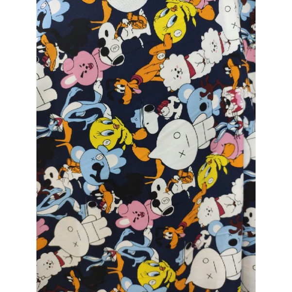 Kain Silky Motif Karakter Looney Tunes 22996 Colour C