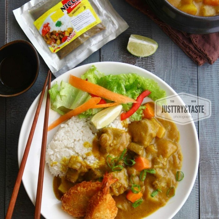 

Instan-Masak-Bumbu- Nicchi Bumbu Kare Kari Ayam Jepang 100G - Ayam Tdk Pedas -Bumbu-Masak-Instan.