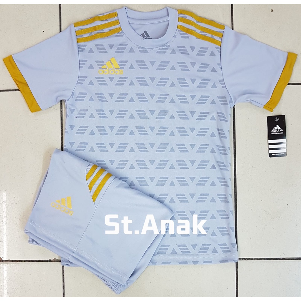 Jersey / stelan futsal Adidas 3 warna / baju bola anak2 SD terlaris