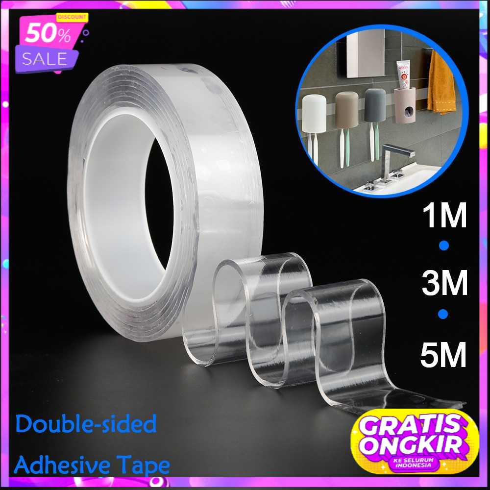 

[Bisa COD] SzGlue Double Tape Perekat No Trace Washable Sticker - J007 Perkakas Murah