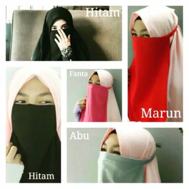 CADAR TALI WOLFIS Premium - Cadar Tali - Niqab - Cadar Niqab