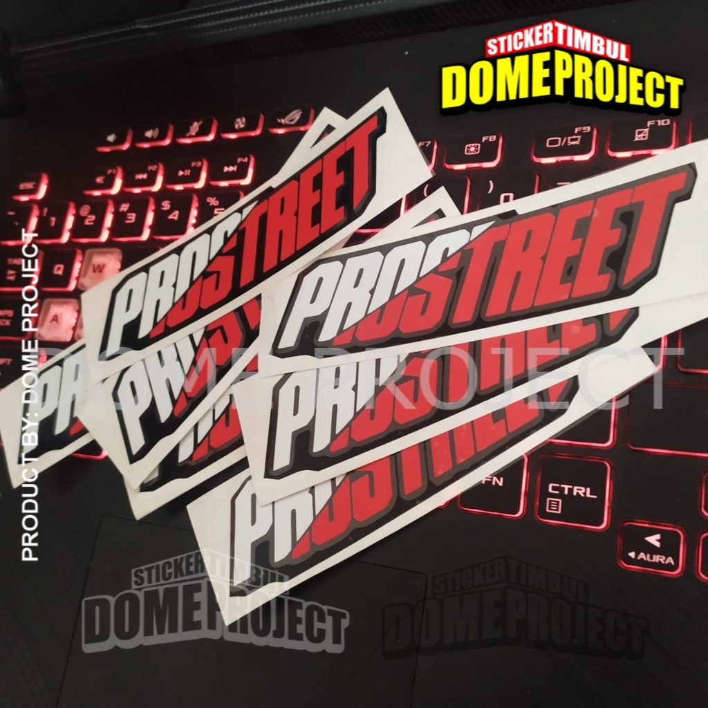 STIKER PROSTREET PRO STREET STIKER CUTTING MOTOR STIKER NMAX STIKER MOTOR AKSESORIS SEPEDA MOTOR