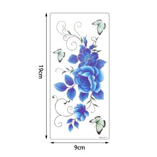 Stiker Tato Temporer Desain Bunga Peony Rose Plum Anti Air Stiker Tato Temporer Desain Bunga Peony Rose Plum Anti Air