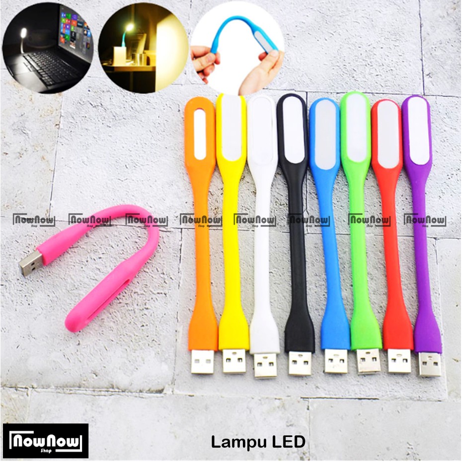 Lampu LED USB Fleksibel Model Sikat Gigi Lampu Baca Elastis Murah Terlaris