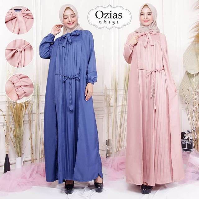 Gamis plisket layer  Ld 112 Ozias 6151