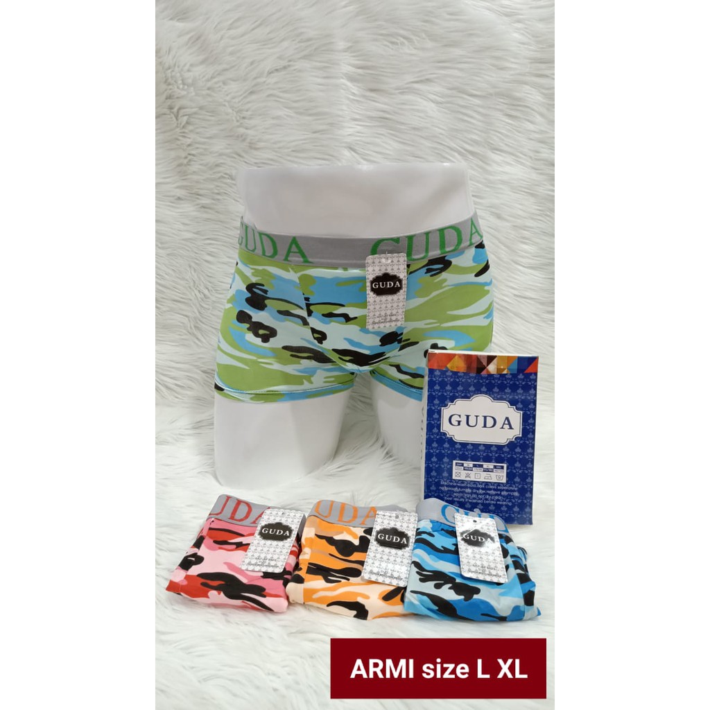 PROMO !!! 3 PCS BOXER PRIA || CELANA DALAM BOXER PRIA GUDA