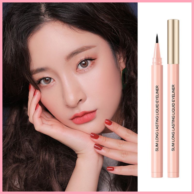 Eyeliner Waterproof Lameila 843 Eyeliner Cair Kosmetik Mata Eyeliner Pen Slim Long Lasting Original