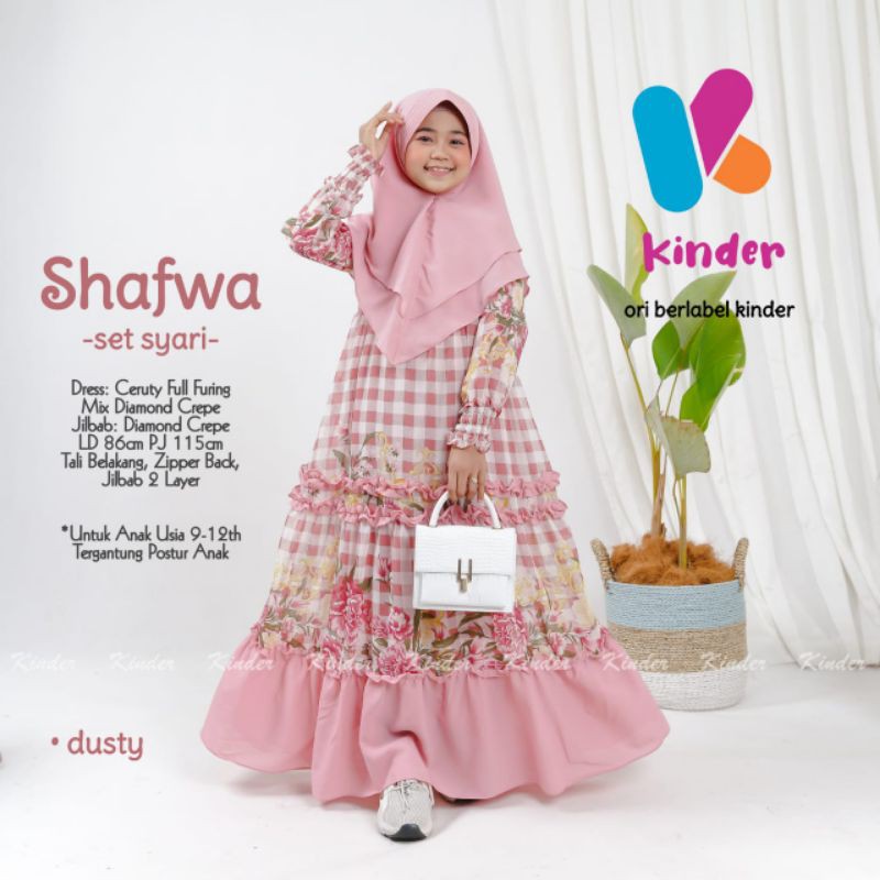 syahwa syari anak babydol mix diamond crepe 9-12th