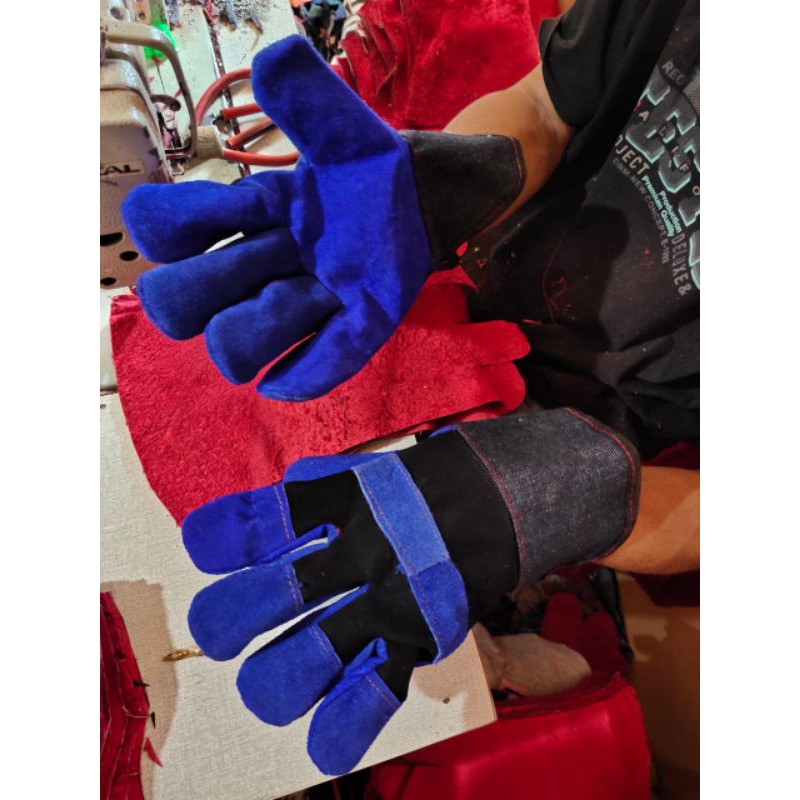 Sarung tangan kombinasi sarung tangan welding protector fitting glove