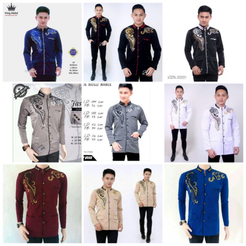 Jasko Bordir Terbaru Jas Koko Pria Dewasa Jas korea