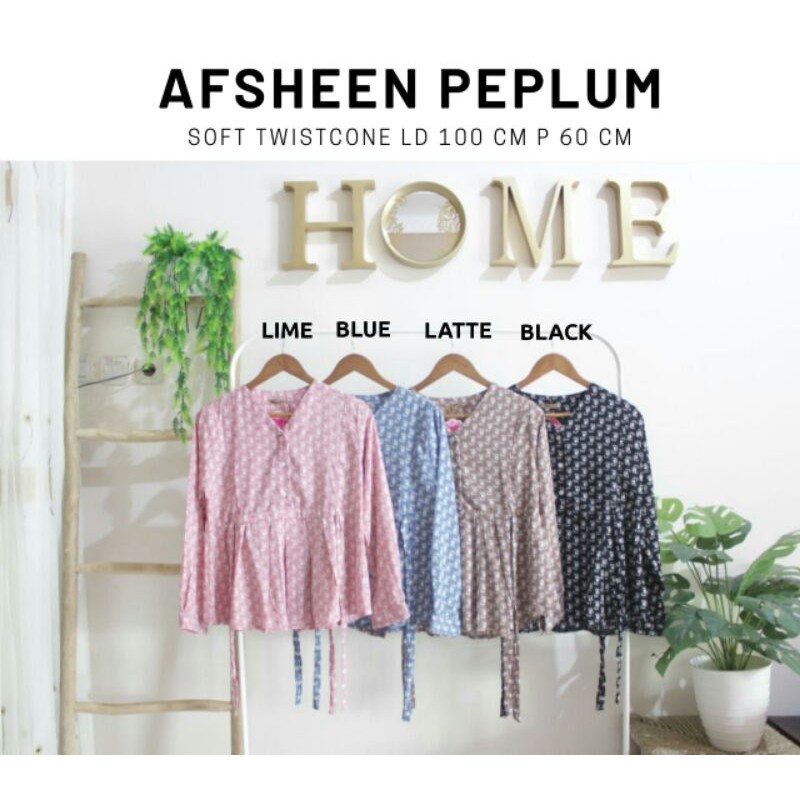 Afsheen Peplum