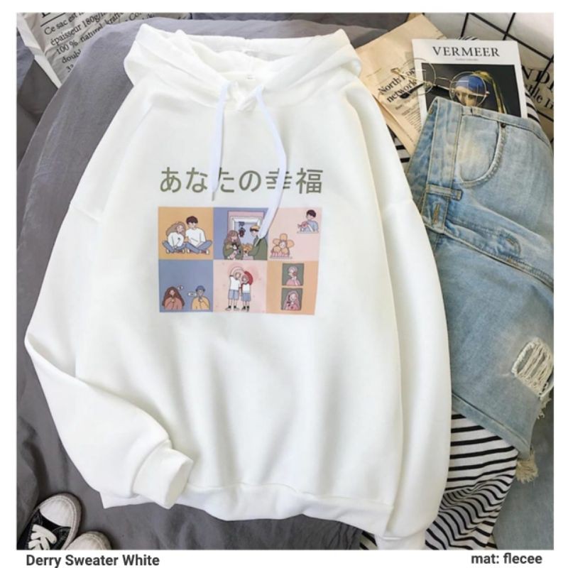 Derry Sweater Hoodie Fleece Cutes'