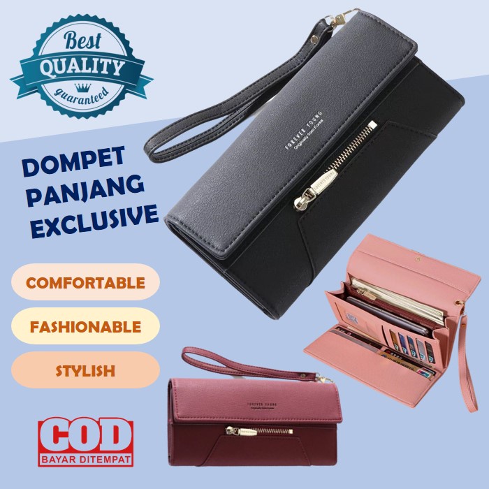 Dompet Panjang Wanita Silvia DP063 / Dompet Panjang / Dompet Panjang Wanita Import / Dompet Lipat Pa