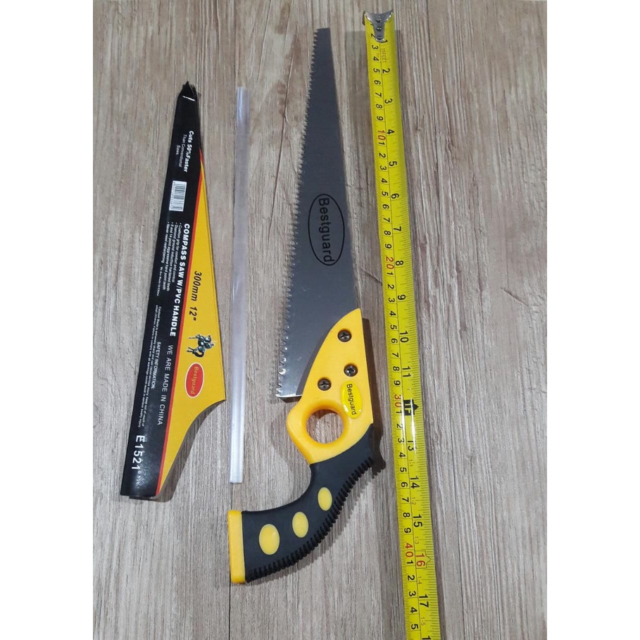 GERGAJI LANCIP/GERGAJI RUNCING BESTGUARD 12 INCHI/ COMPASS SAW