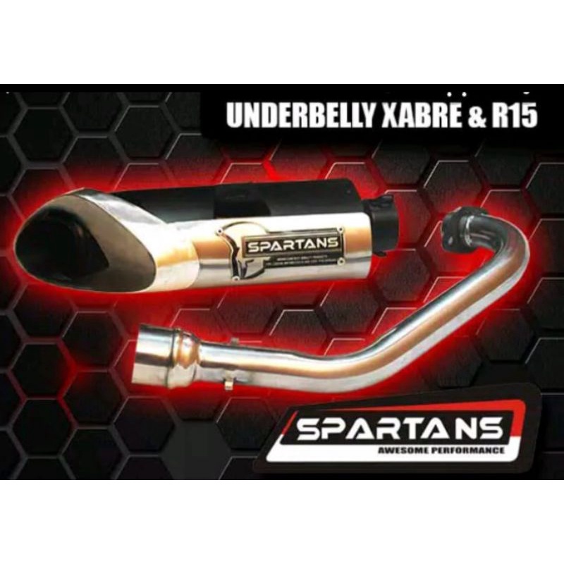 KNALPOT UNDERBELLY R15, CBR, XABRE