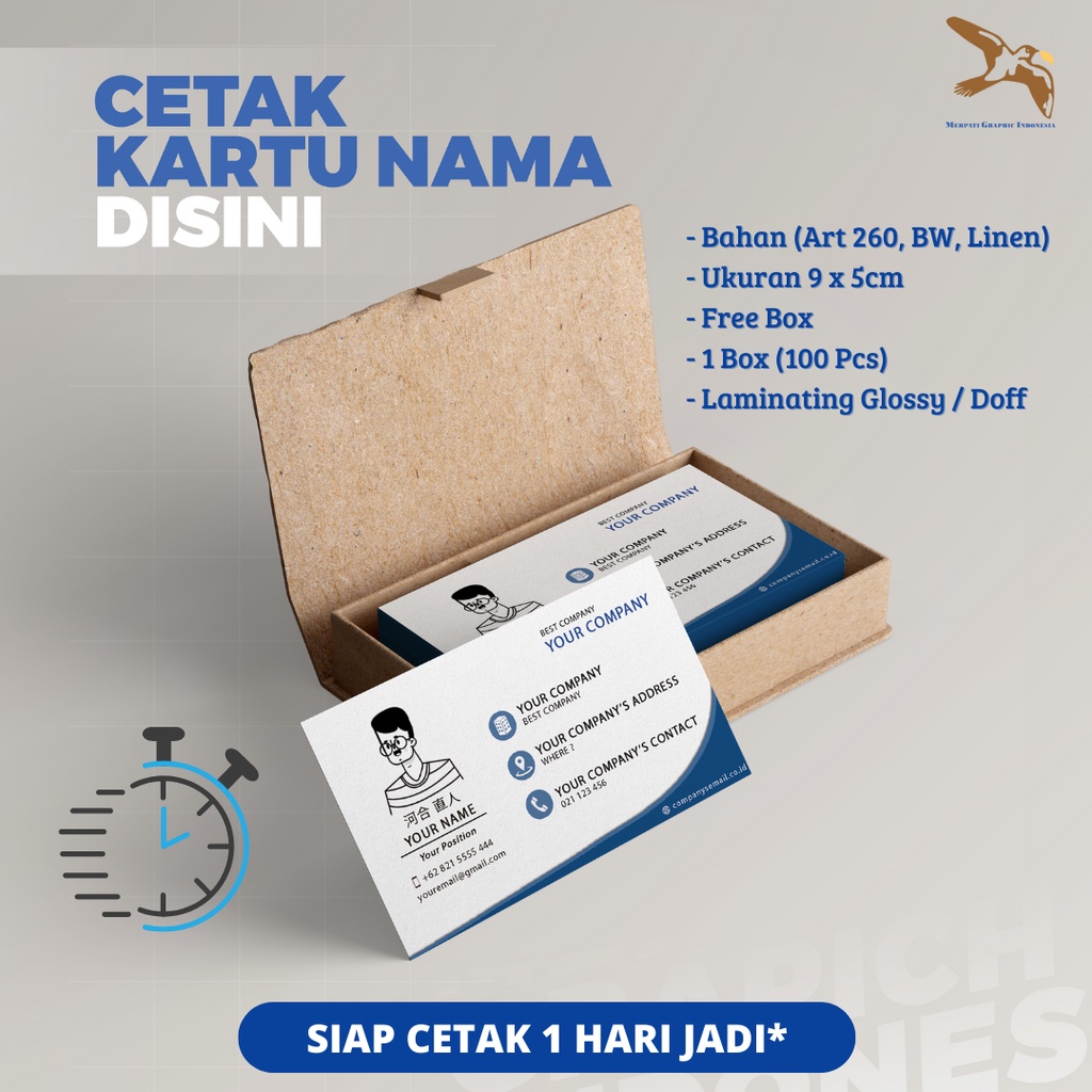 

Kartu Nama - Greeting Small Business (Free Box)