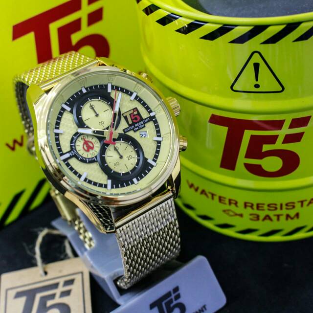 JAM TANGAN PRIA T5 ORIGINAL H3721 CHRONOAKTIF PLUSBOX PAPERBAG