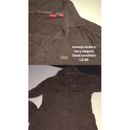 kemeja kickers preloved pribadi original