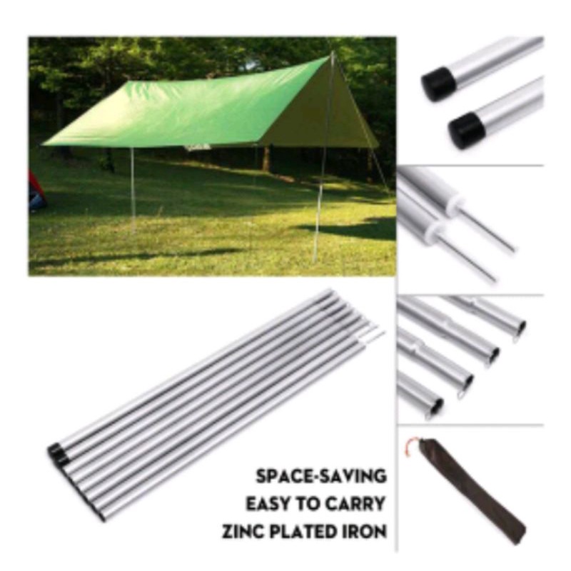 tiang flysheet tenda bivac campervan flysheet tenda