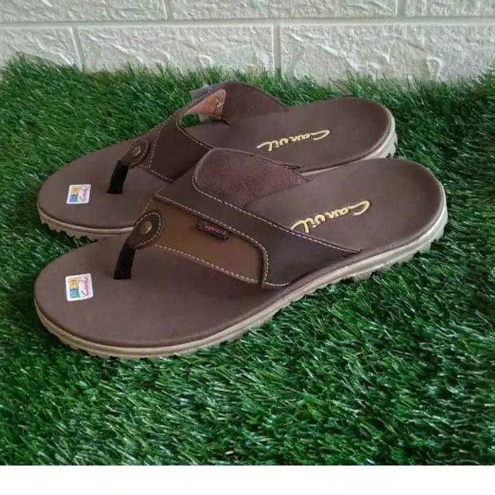 Grosir TDM99 SANDAL JAPIT KARVIL PRIA / JAPIT DISTRO /SANDAL JAPIT KULIT KEKINIAN UNTUK LEBARAN TDM