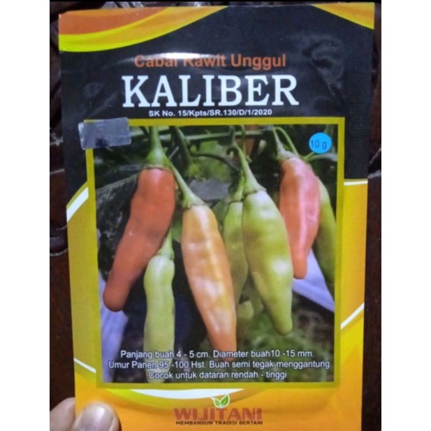 bibit cabe rawit KALIBER 10gram  cabai rawit kaliber original