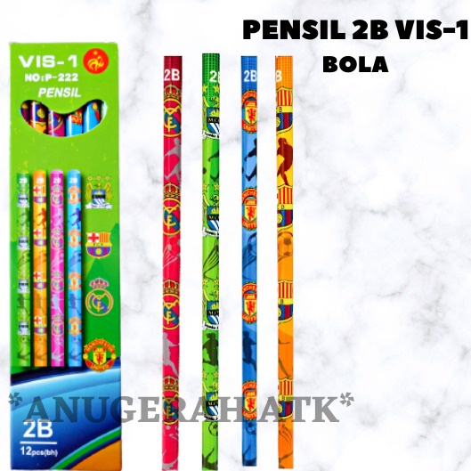 

Pensil 2B Vis-1 Motif BOLA (kualitas super)