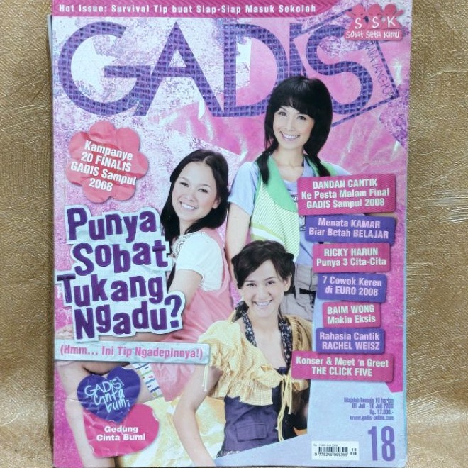 Majalah GADIS 1 - 10 Juli 2008