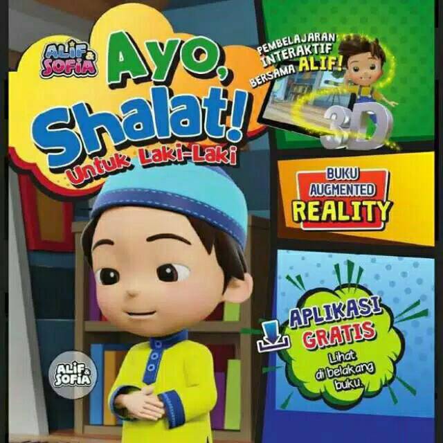 Ayo Sholat 3D Ayo Shalat / Little Hippo Magic Book / Augmented Reality Book / AR Book  / Buku Ajaib