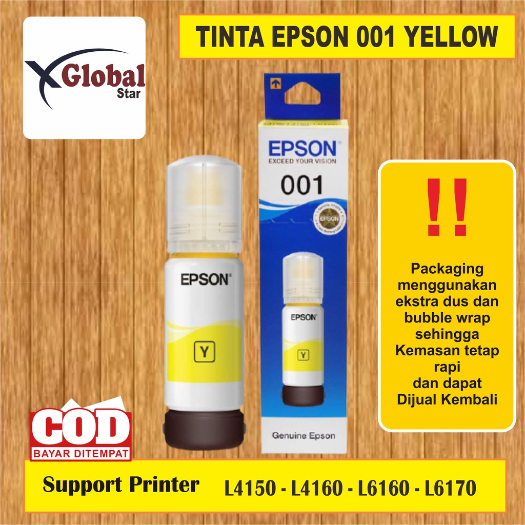 Tinta Epson 001 PREMIUM(COMPATIBLE) L4150 L4160 L6160 L6170 L6190-PCS