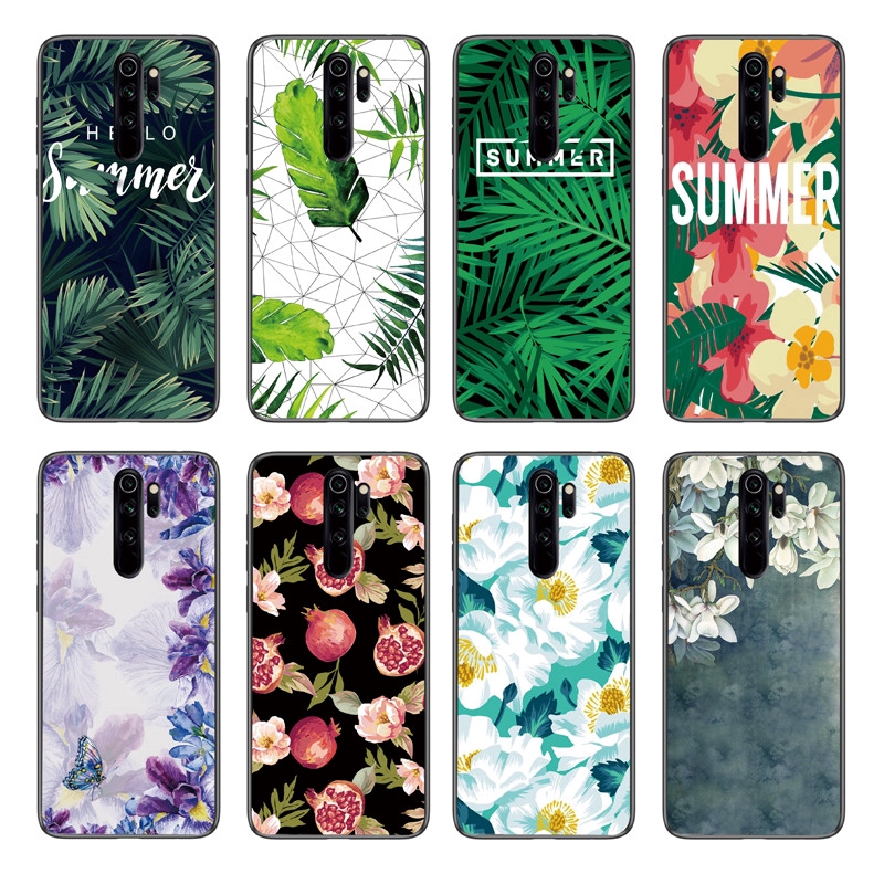 Soft Case Bahan TPU Motif Bunga untuk OPPO A9 2020/A5 2020