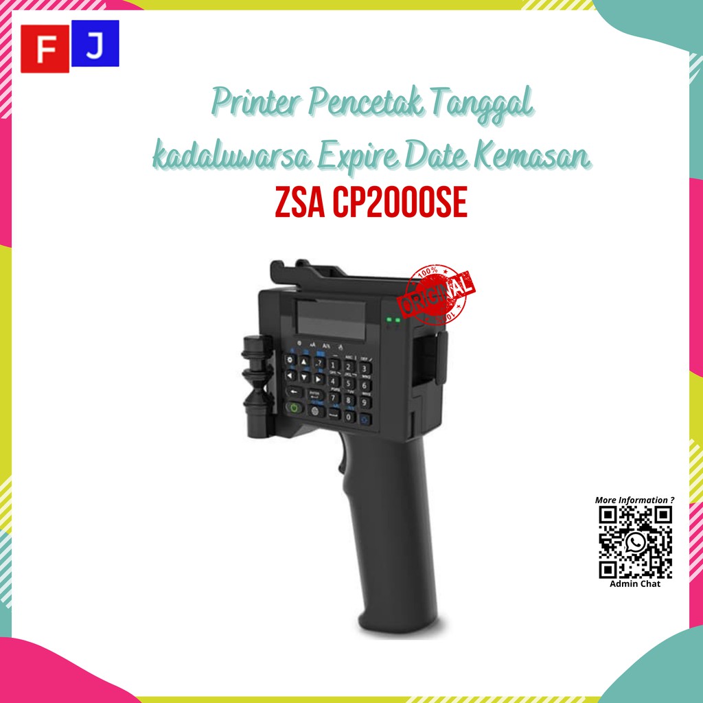 

ZSA CP2000SE Printer Pencetak Tanggal kadaluwarsa Expire Date Kemasan