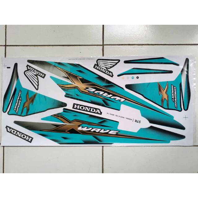 STRIPING VARIASI WAVE X 125 - REVO 110