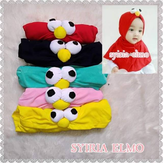 Kerudung anak ELMO  cute khimar cute baby Shopee Indonesia