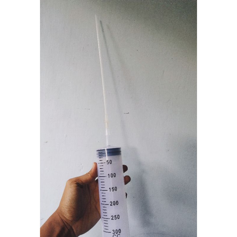 suntikan besar 300ml spuit kue syringe tanpa jarum selang silikon suntikan madu - spuit syringe jumbo - suntikan tanpa jarum 30ml 50cc 100ml 300ml 500ml large syringe inject Refill parfum cekok sapi spoit besar spuit large syringe