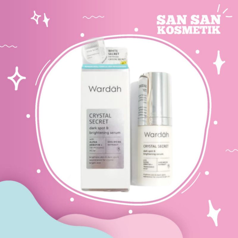 WARDAH WHITE SECRET (CRYSTAL SECRET) BRIGHTENING SERUM 20ML (2345)