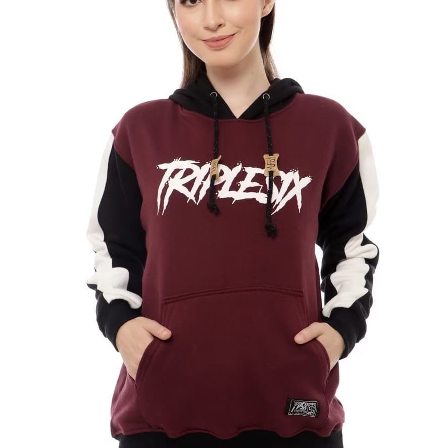 Sweater Hoodie Pria Wanita Triplesix - Sablon