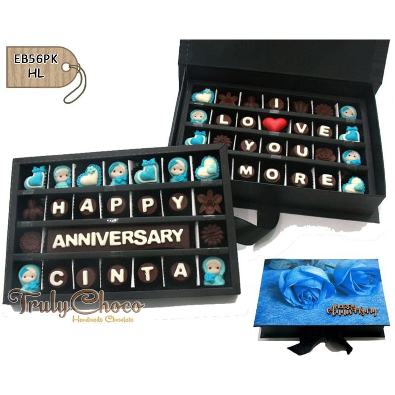 

kado anniversary wedding tunangan cokelat trulychoco