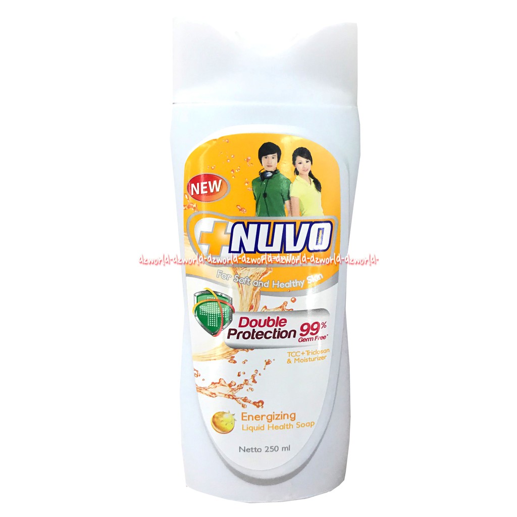 Nuvo Family Double Protection 250ml Nufo Sabun Mandi Cair Foam