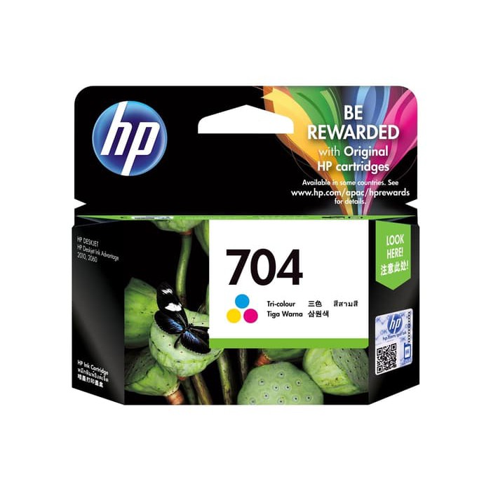 TINTA - CARTRIDGE HP 704 COLOR ORIGINAL