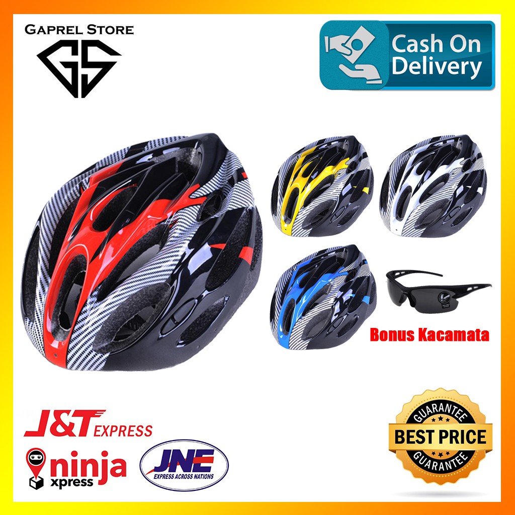  Helm  Sepeda  EPS  Foam  PVC  Shell  x10  TaffSport  Original 