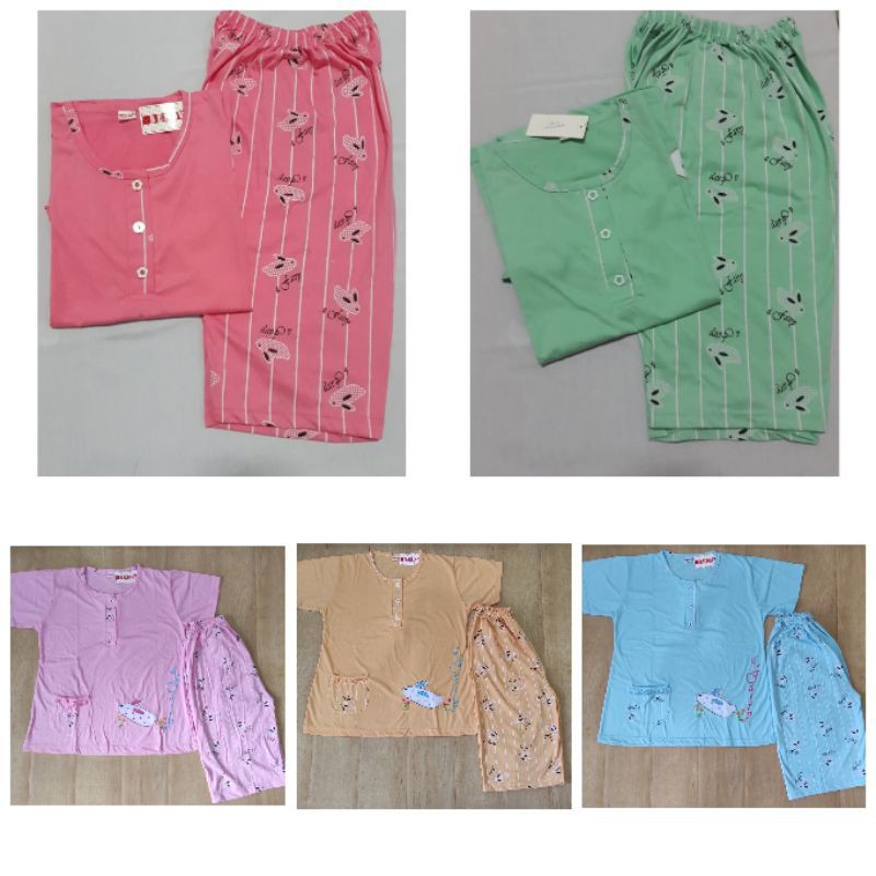 Baju Tidur Benova celana 3/4