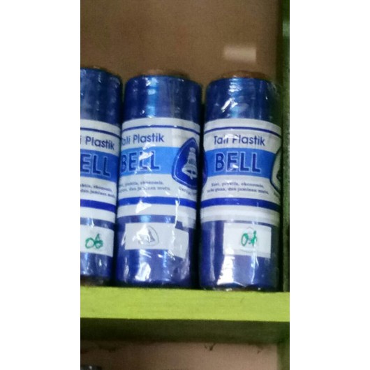 

Tali Plastik Biru Lanjaran Cap Bell
